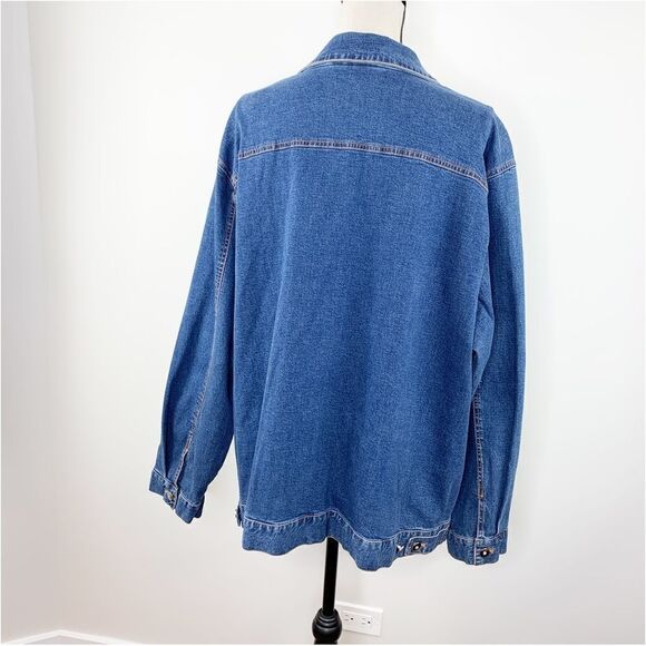 Maggie Sweet Women’s Crystal‎ Embellished Denim Jacket 3X - Picture 6 of 8